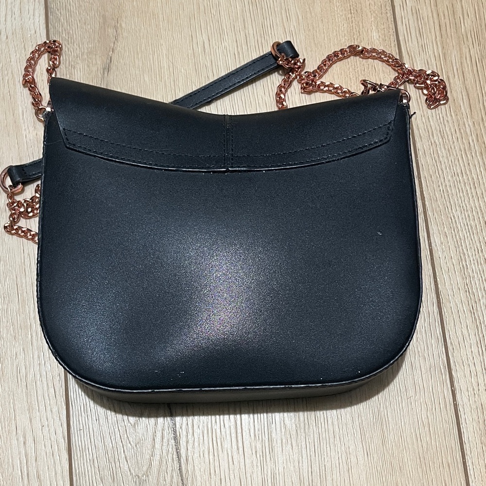 Ted Baker Black and Rose Gold Crossbody Bag - Picture 4 of 4